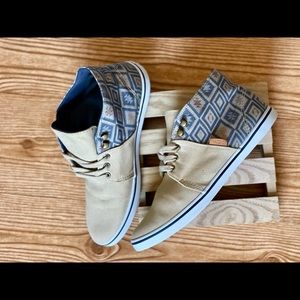 VANS mid rise retro canvas sneakers